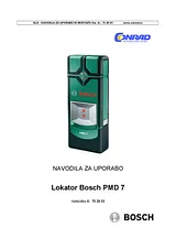 Bosch PMD 7 0 603 681 101 ユーザーズマニュアル