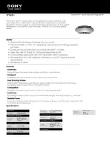 Sony IPT-DS1 Guia De Especificação