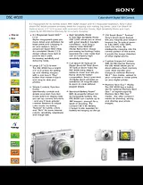 Sony DSC-W100 Specification Guide