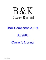 bk av2600 用户手册