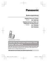 Panasonic KXTGE222G Guida Al Funzionamento