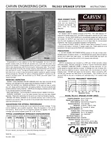 Carvin tr1503 Benutzerhandbuch