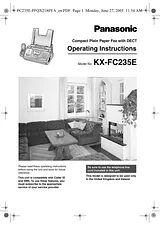 Panasonic KXFC235E Guía De Operación