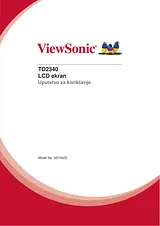 Viewsonic TD2340 사용자 설명서