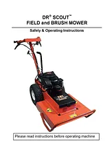 Country Home Products DR SCOUT FIELD and BRUSH MOWER User Manual