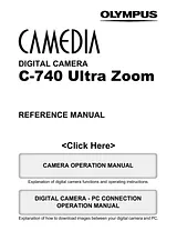 Olympus C-740/C-760 Ultra Zoom Ознакомительное Руководство