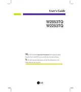 LG W2253TQ User Guide