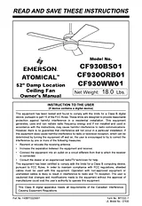 Emerson CF930WW01 Справочник Пользователя