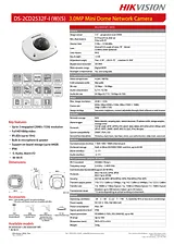 Hikvision Digital Technology DS-2CD2532F-I-4MM Dépliant