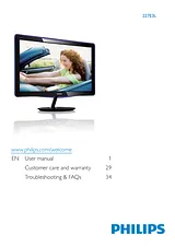 Philips LED monitor 227E3LPHSU 227E3LPHSU/00 Benutzerhandbuch