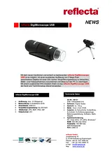 Reflecta 66131 USB Digital Microscope 230x Magnification, 2.0 Megapixel 66131 Техническая Спецификация