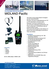Midland SEEFUNK-HANDGERÄT PACIFIC INT G1094 Техническая Спецификация