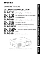 Toshiba TLP-T721 Manual De Usuario