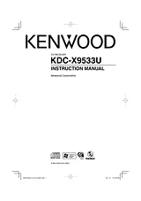 Kenwood KDC-X9533U Manuel D’Utilisation