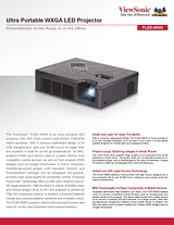 Viewsonic PLED-W600 产品宣传页