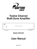 Dayton Audio MA1240 Справочник Пользователя
