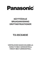 Panasonic TX55CX403E Operating Guide