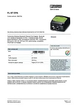 Phoenix Contact Wireless module FL BT EPA 2692788 2692788 Data Sheet