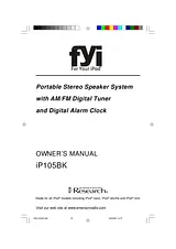 Emerson iP105BK Manual De Propietario