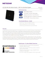 Netgear D6200 – WiFi DSL Modem Router Техническая Спецификация