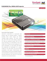 Viewsonic PLED-W200 Merkblatt