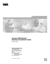 Cisco Systems CATALYST 2940 Справочник Пользователя