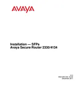 Avaya 1000BASE-XD DDI, 1310nm, SFP AA1419050-E6 Manual Do Utilizador