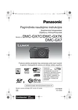 Panasonic DMC-GX7K Operating Guide