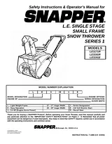 Snapper LE3171R Справочник Пользователя