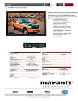 Marantz pd4201d Leaflet