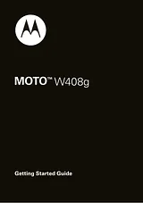 Motorola W408G 사용자 설명서