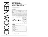 Kenwood KX-W8060 Справочник Пользователя