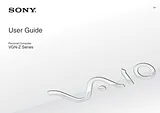 Sony VGNZ899GSB User Guide