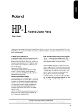 Roland HP-1 业主指南