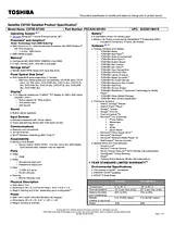Toshiba C875D-S7220 PSCA2U-001001 Manual Do Utilizador