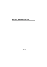 Nokia 6216 User Manual