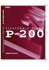 Yamaha P-200 Manual Do Utilizador