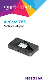 Netgear AirCard 785 Retail unlocked – AC785 Mobile Hotspot 快速安装指南