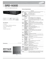 Samsung SRD-1630D Merkblatt