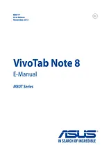 ASUS ASUS VivoTab Note 8 ‏(M80TA)‏ Manuel D’Utilisation