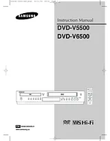 Samsung dvd-v5500 Instruction Manual