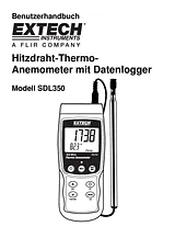 Extech Anemometer SDL350 Scheda Tecnica