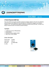 Conceptronic C4USB2 C05-104 Manuel D’Utilisation