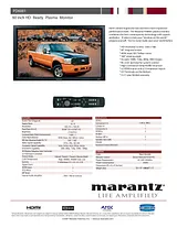 Marantz PD6001 Guia De Especificação