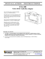 Chief Manufacturing CTA-100 Manual De Usuario