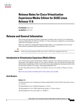 Cisco Cisco Virtualization Experience Media Edition for SUSE Linux Release Notes