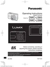 Panasonic DMC-LS85 Справочник Пользователя