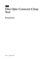 3M Fiber Optic Connector Crimp Tool Leaflet