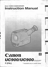 Canon UC 900 ユーザーズマニュアル