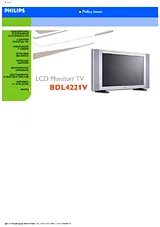 Philips Modea mirror TV 42PM8822 107cm (42") LCD HD Ready 사용자 설명서